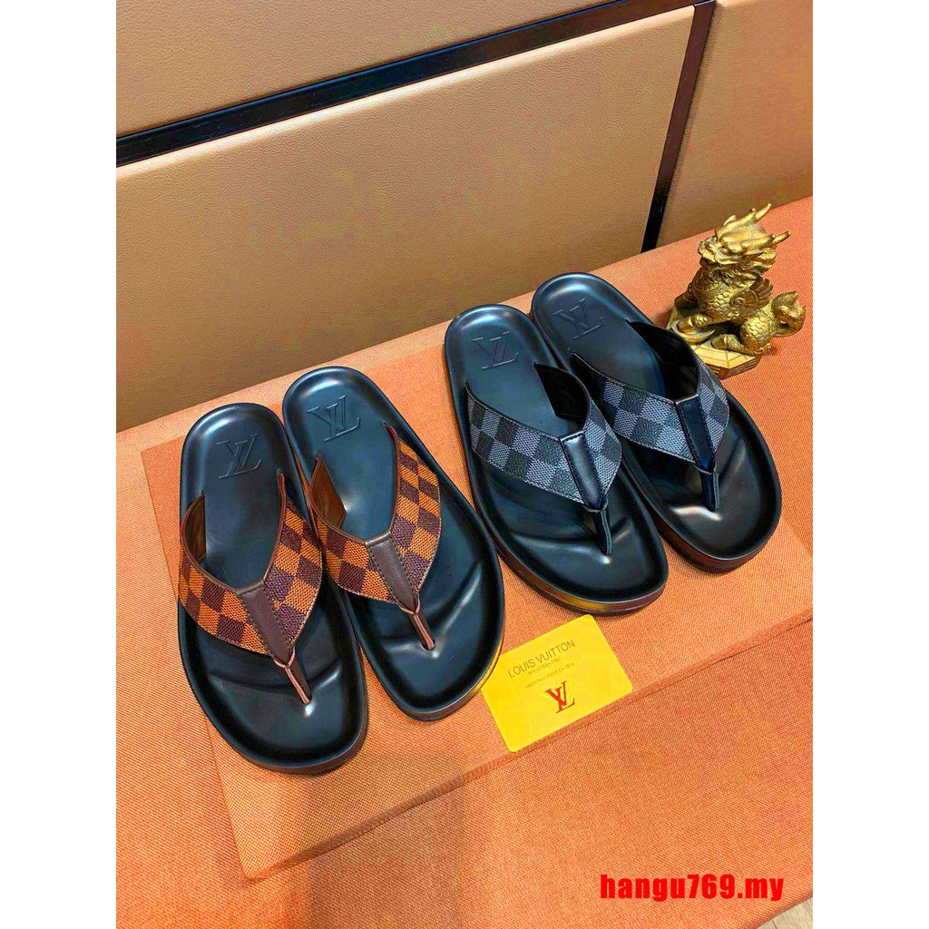 hermes slippers black