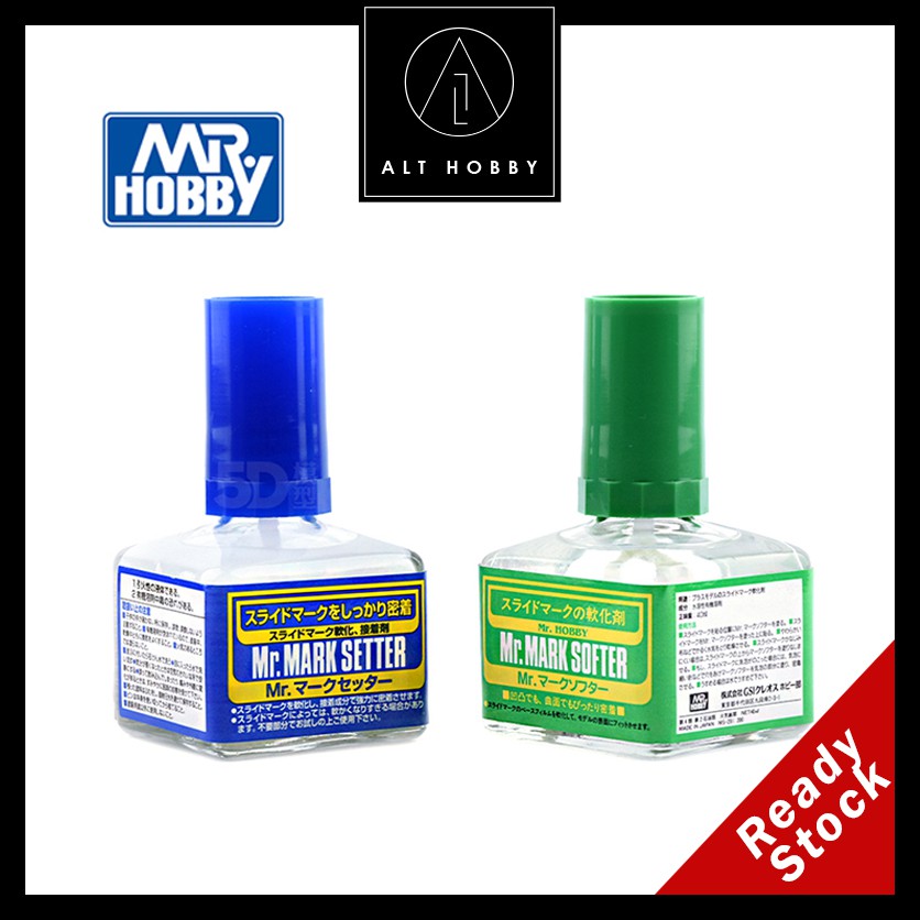 Mr Hobby Mr. Mark Setter Mark Softer 40ml / MS231 MS232 Water Decal Gundam Tool Gunpla tool kit