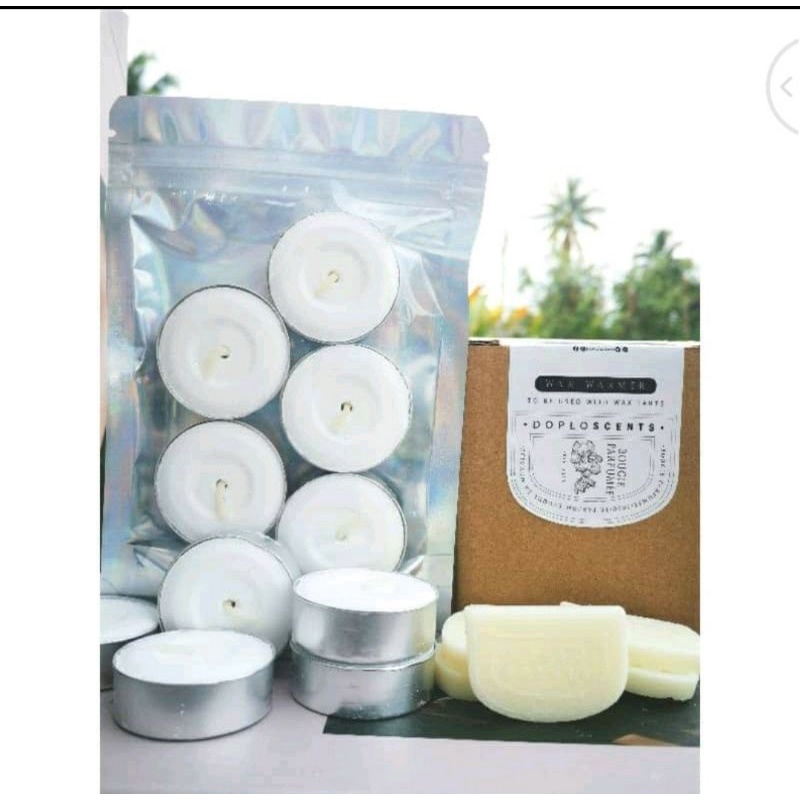 Unscented Plam Wax Tea Light Candles (5 Piece) Shopee Malaysia