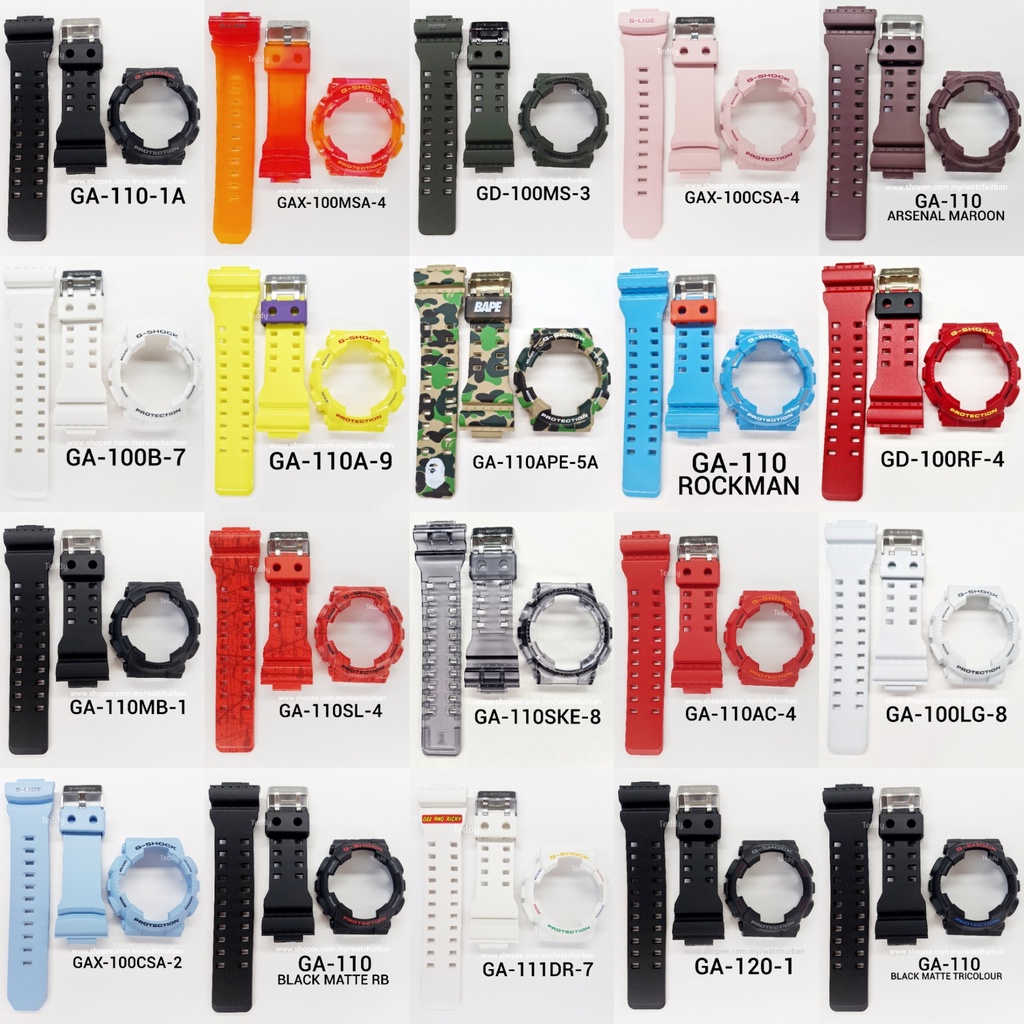 Correa Para Casio G Shock Ga150 G8900 Gd100 Gd110 Gd120 | Meses Sin Interés - Foto 6