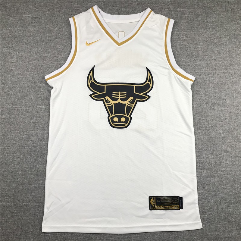 white and gold jordan jersey