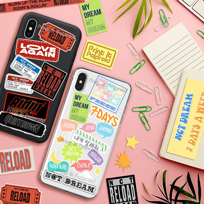 nct dream reload stickers hp laptop case book diy sticker kpop korean tumblr name kpop aesthetic shopee malaysia