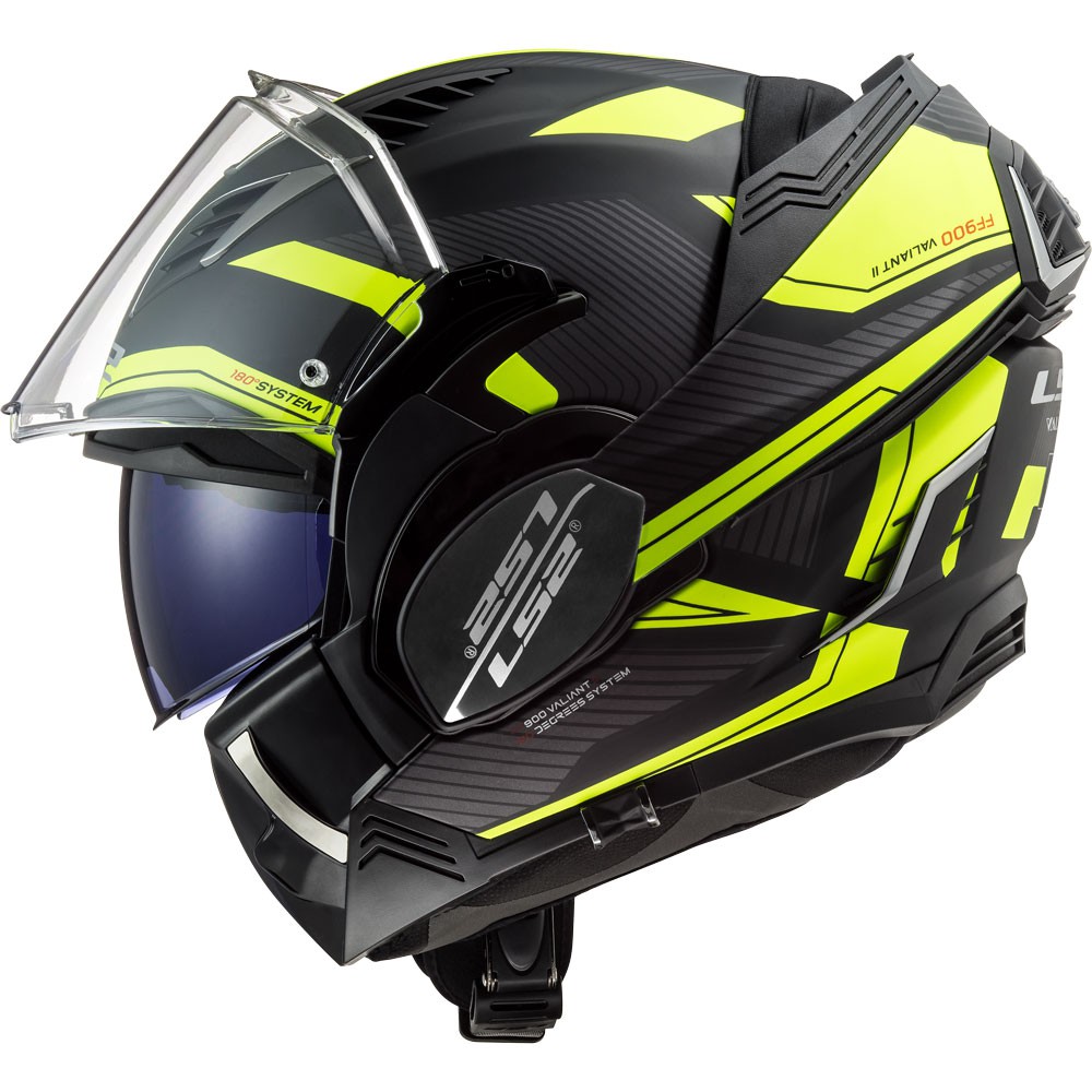 HELMET LS2 FF900 REVO MATT BLACK H-V YELLOW | Shopee Malaysia