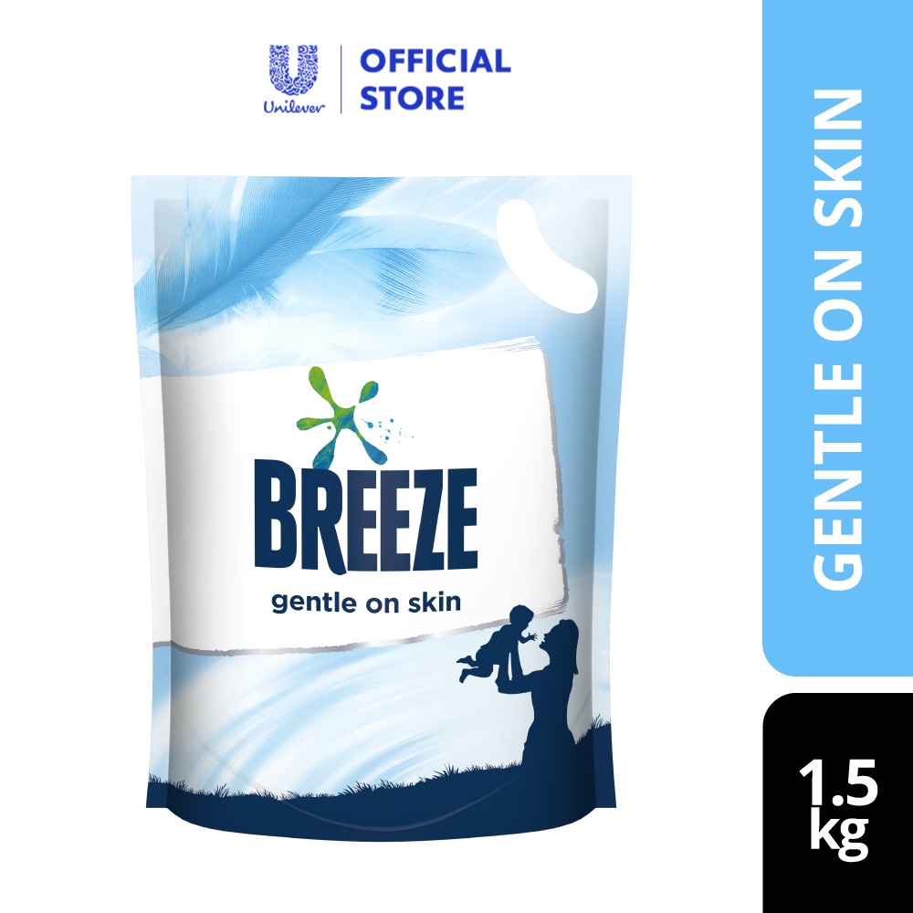 Breeze Liquid Detergent Refill Gentle on Skin (1.5kg) | Shopee Malaysia