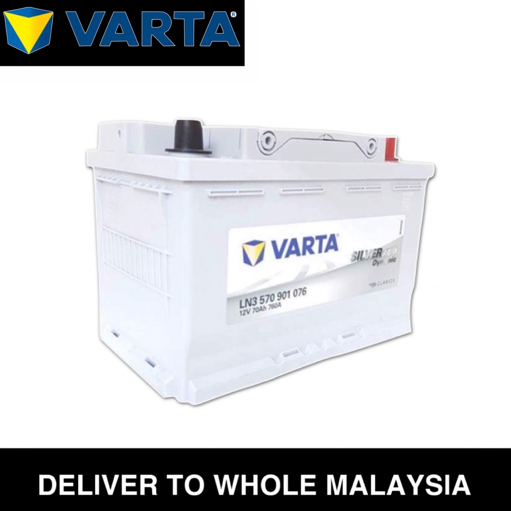 Varta Silver Dynamic AGM LN3 DIN70 AGM Maintenance Free Car Battery