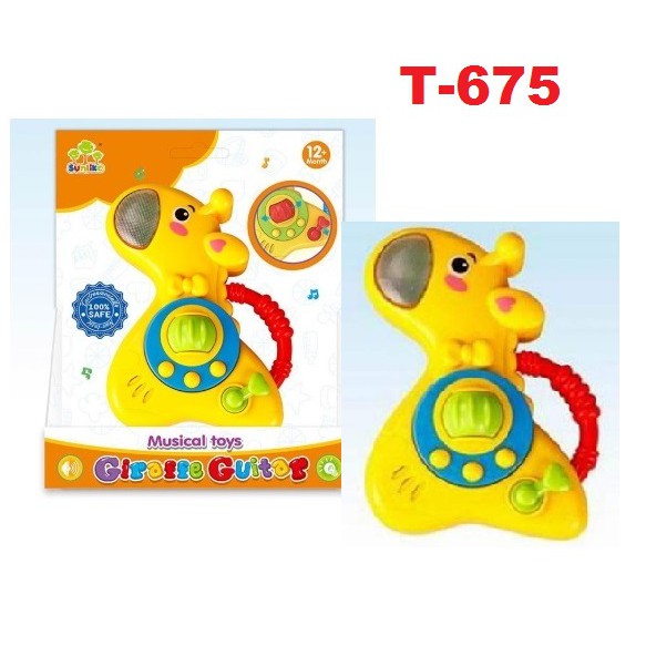 Giraffe Guitar Musical Toys 9/1 (T675) kids toys mainan budak