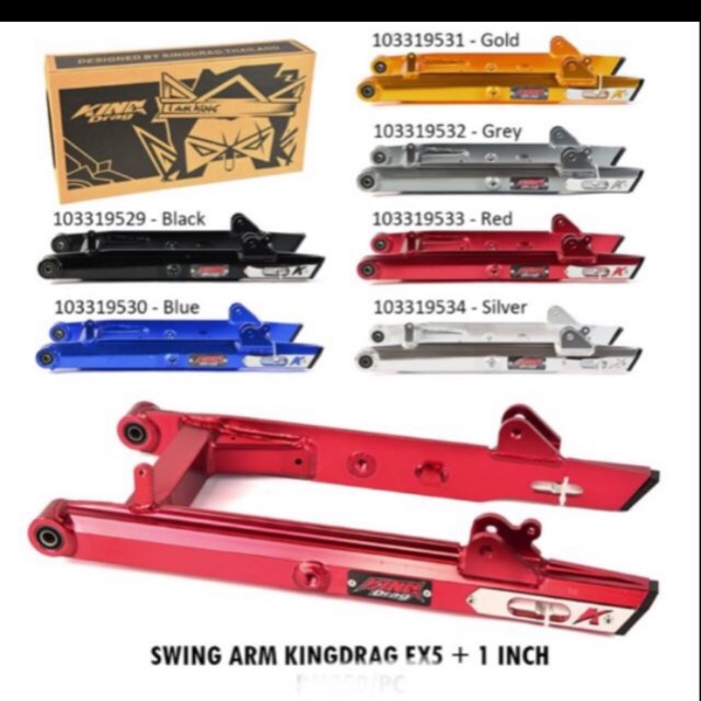 Arm King Drag Ex5 Dragster R 1inch Shopee Malaysia