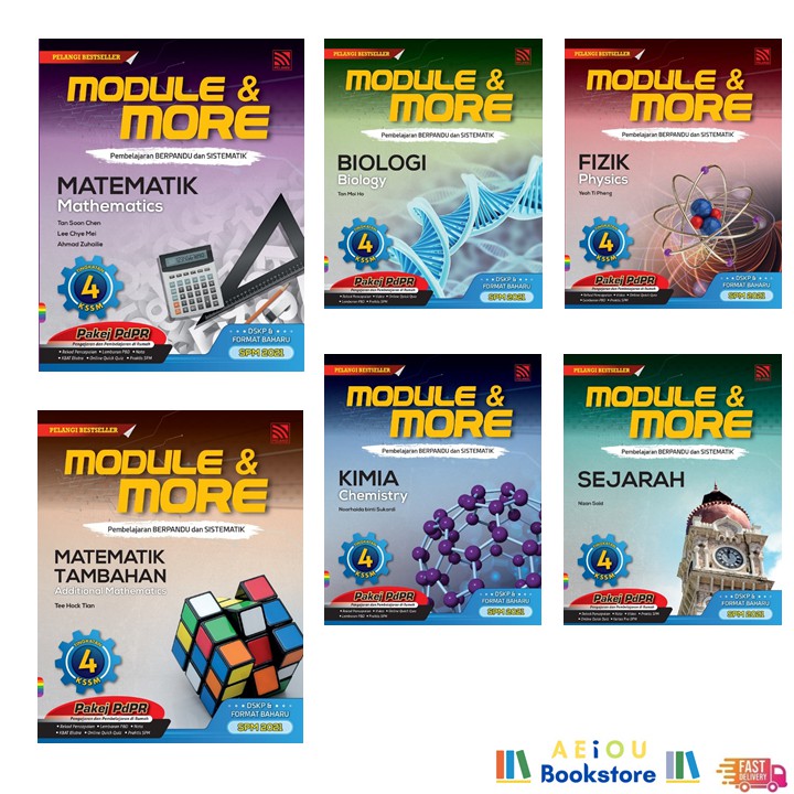 Aeiou Buku Latihan Tingkatan Module More Kssm Pelangi Academic Shopee Malaysia