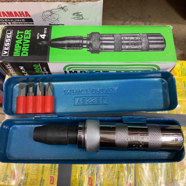 Vessel Impact Driver with 4 Bits Shopee Malaysia