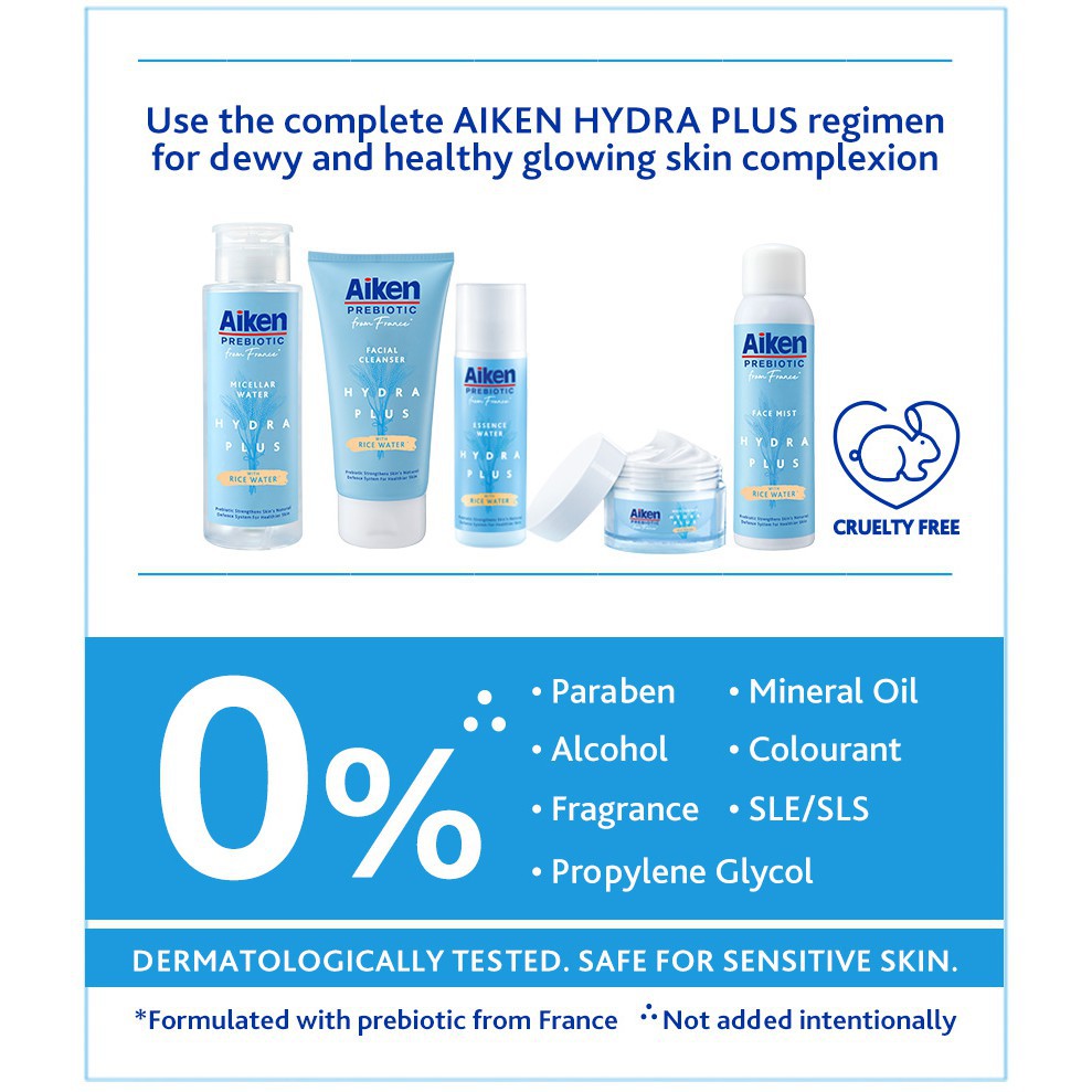 Ready Stock Explosion Aiken Prebiotic Hydra Skincare Set