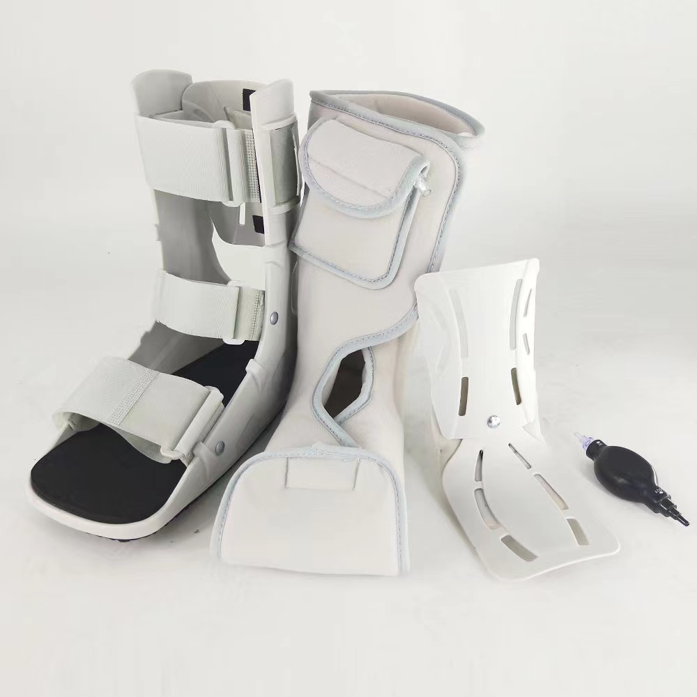 Aircast Foam Pneumatic Walking Boot Ankle Support Foot Orthosis Plantar