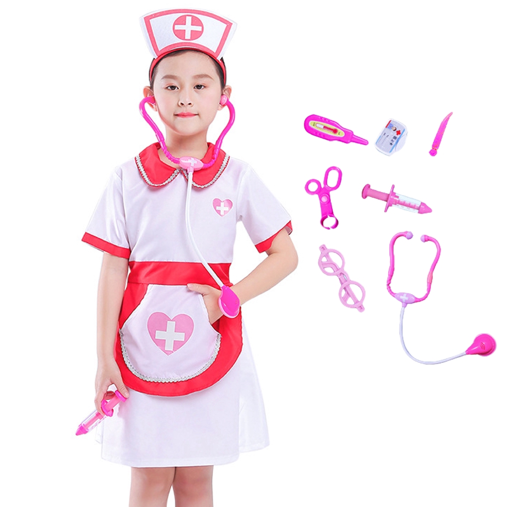 child's nurses dressing up outfit