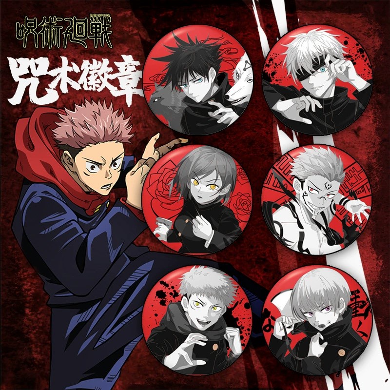 Jujutsu Kaisen badges Icons Pins Badge Clothing Bag Gojou Satoru 