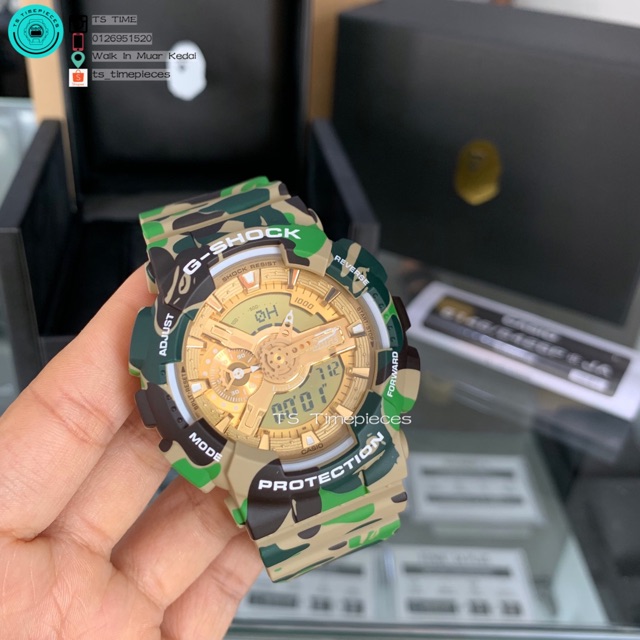 bape g shock 25th anniversary