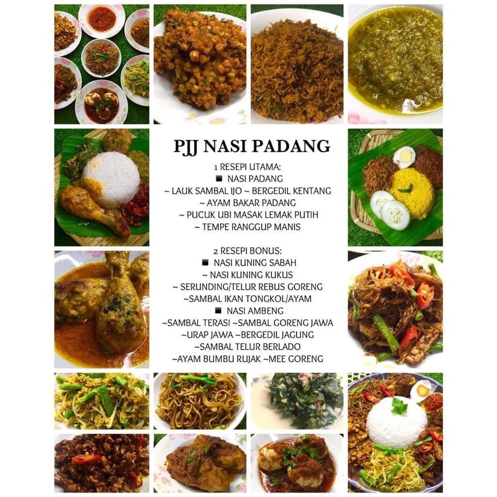 PJJ Nasi Padang. Free Resepi Nasi Kuning Sabah & Nasi 