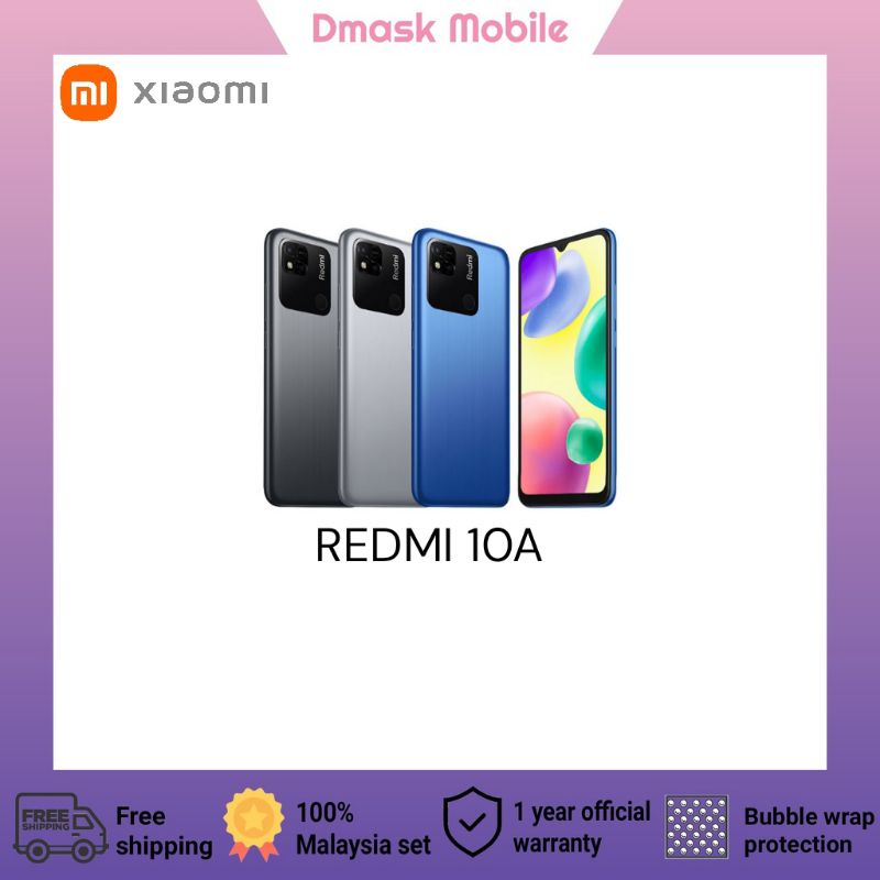 Xiaomi Redmi 10a 3 Gb Ram 64 Gb Rom 4 Gb Ram 128 Gb Rom Shopee Malaysia 7657