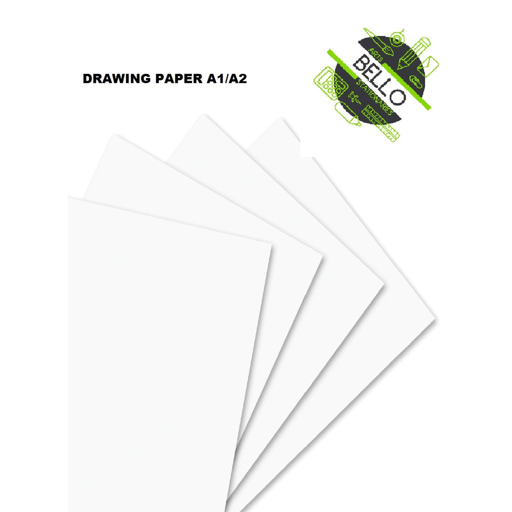 170gsm A1 Loose Sheets Ideal for Dry Applications Protecatfile Acid Free Cartridge Paper for Drawing A2 