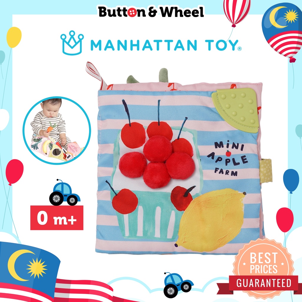 Manhattan Toy MiniApple Farm Soft Book Shopee Malaysia