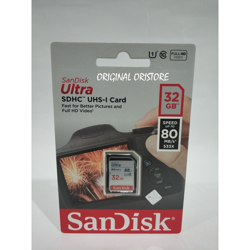 Карта памяти sandisk ultra sdhc 32 гб