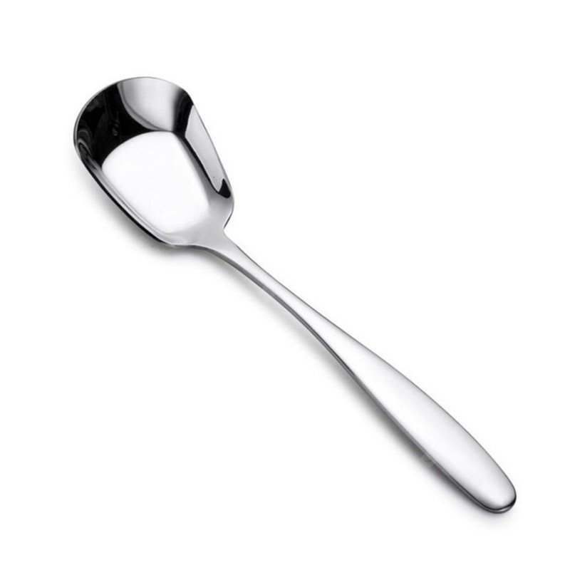 Polishing Stainless Steel Creative Spoon Squareshape Flat Special