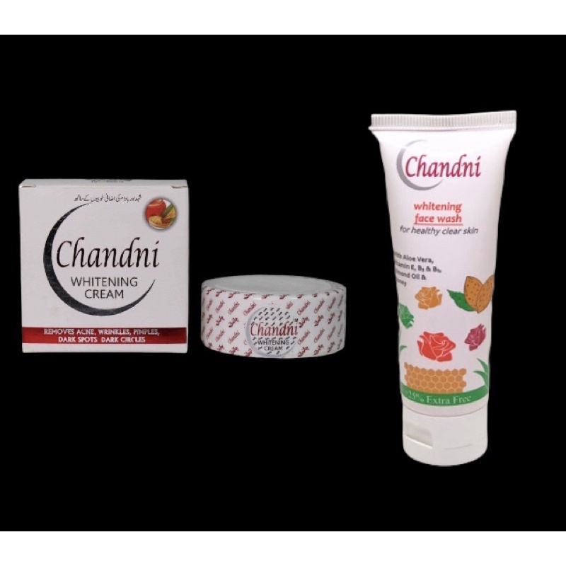 chandni whitening cream and face wash Shopee Malaysia
