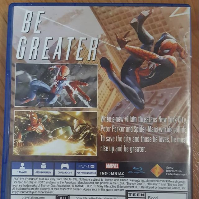 Marvel's Spider-Man PS4 | Shopee Malaysia