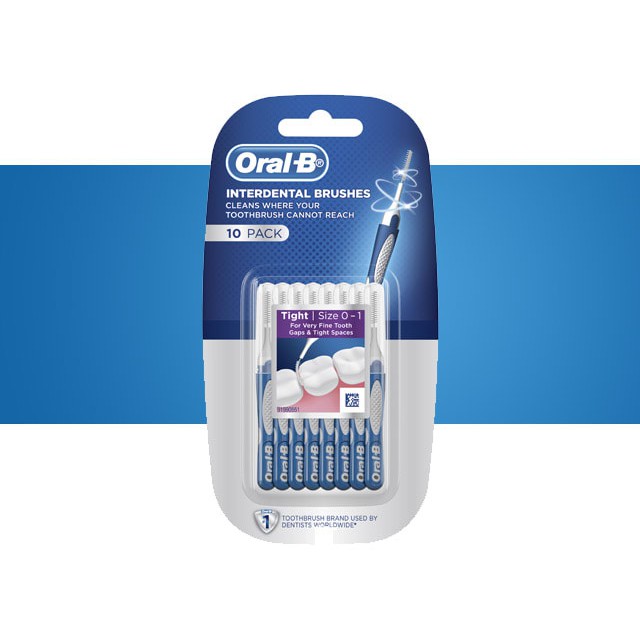OralB Interdental Brushes (10 Pack) Shopee Malaysia
