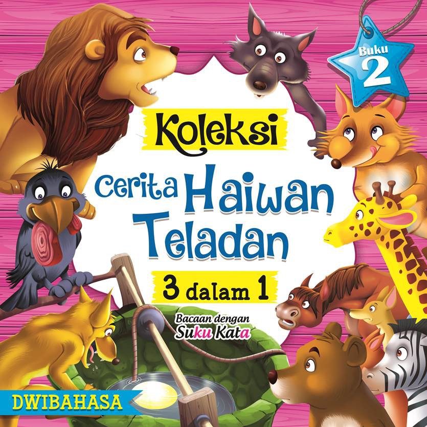 Koleksi Cerita Haiwan Teladan 3 Dalam 1 Buku Cerita 2 Bahasa Buku Cerita Kanak Kanak Dwibahasa Shopee Malaysia