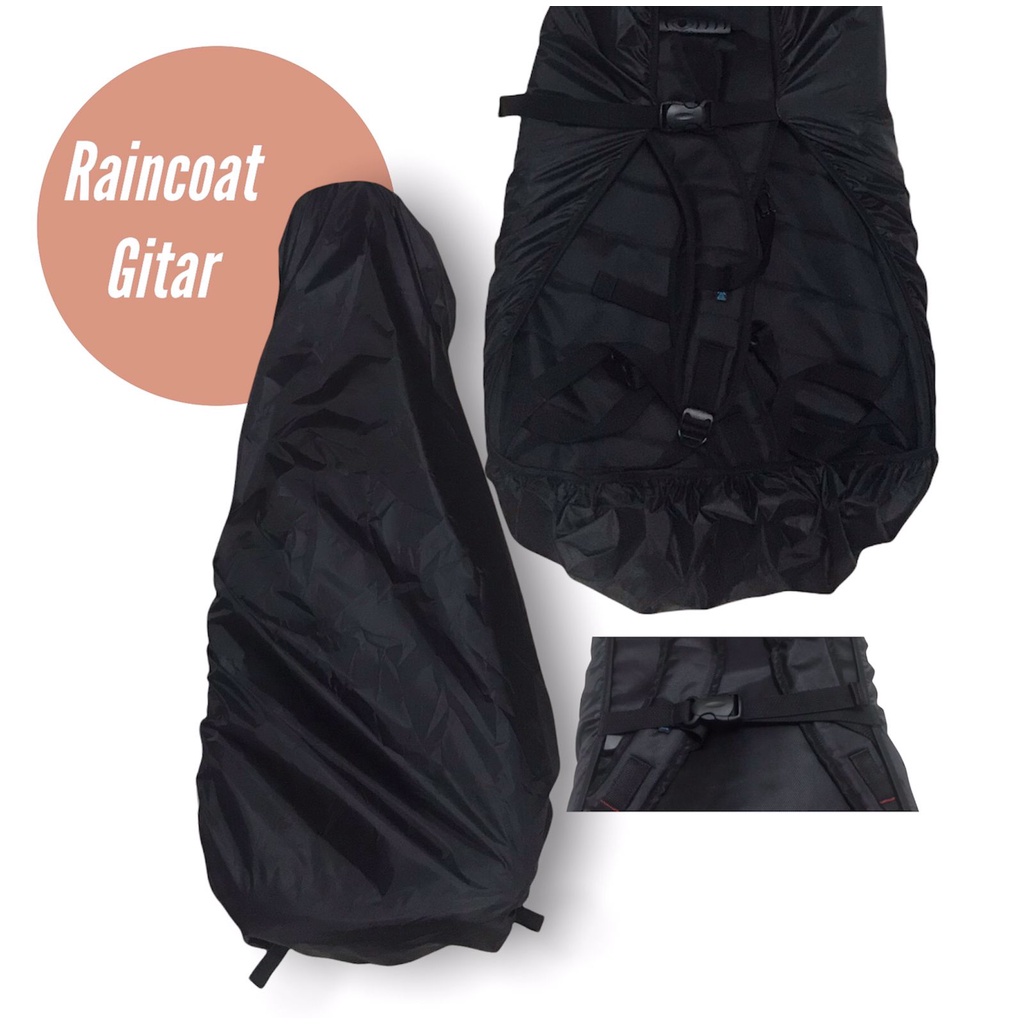 Zorc Official - Musical Instrument Raincoat | Guitar Raincoat | Keyboard Cover Black