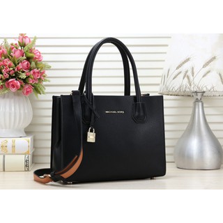 mk leather tote