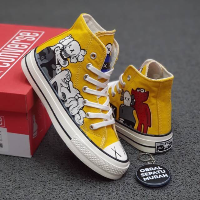 converse 70s x kaws