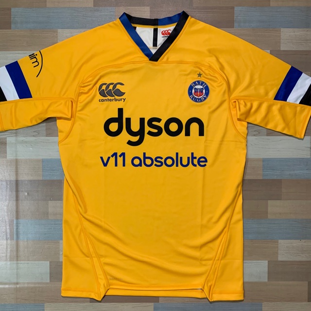 bath rugby yellow jersey