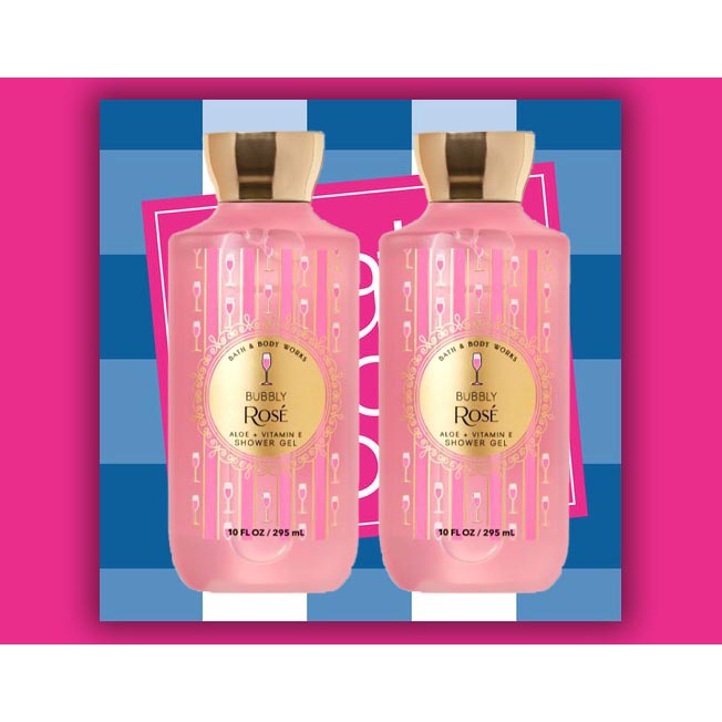 Bath & Body Works Bubbly Rose Shower Gel (Authentic & Normal Size