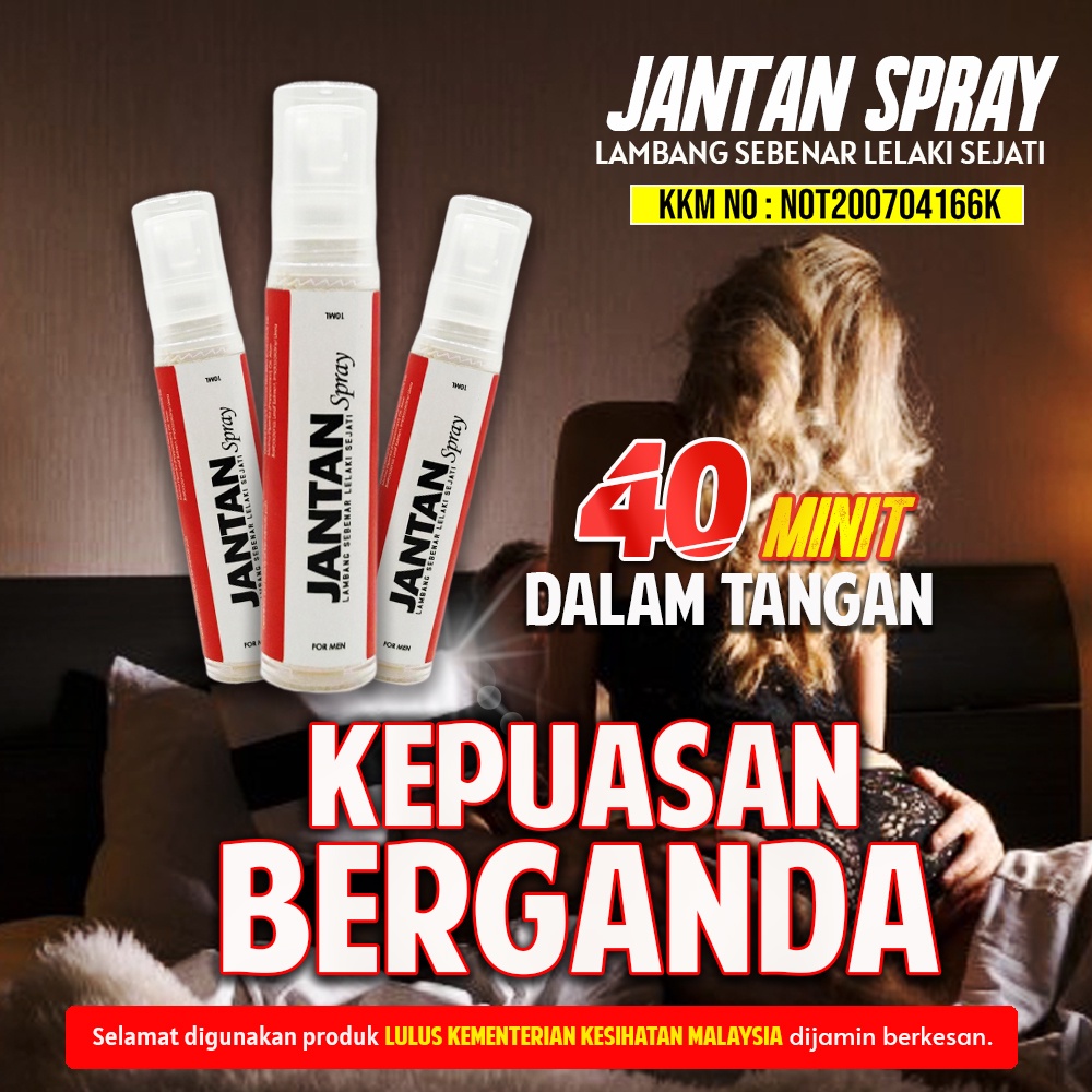 Ready Stock Jantan Spray Tahan Lama Lulus Kkm Gift