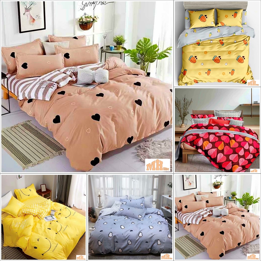 Maylee High Quality 2pcs Single Fitted Bedding Set Multi Design