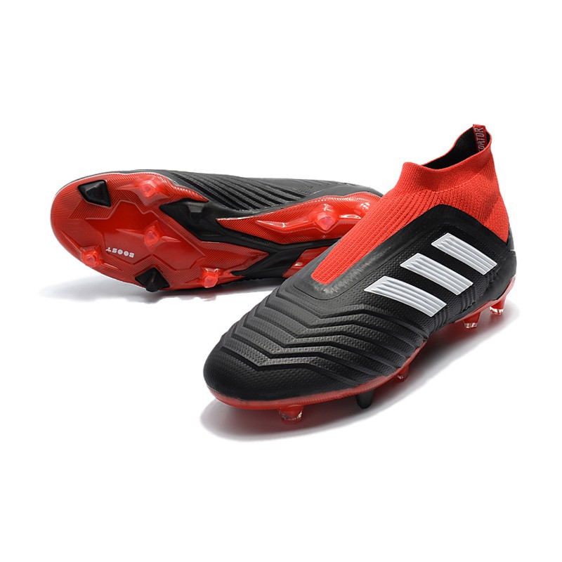 adidas Predator 18+ FG Black Red White size(39 45) adidas Predator 18+ FG Black Red White size(39 45)