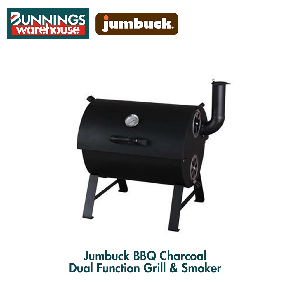 Bunnings Jumbuck 3180906 BBQ Charcoal Grill And Smoker Gens310