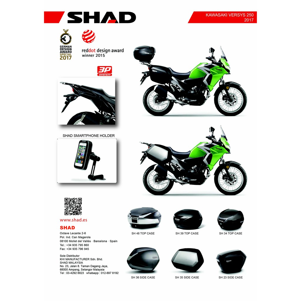 kawasaki versys 650 side cases