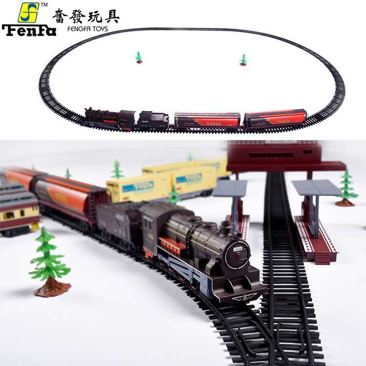 modern train set