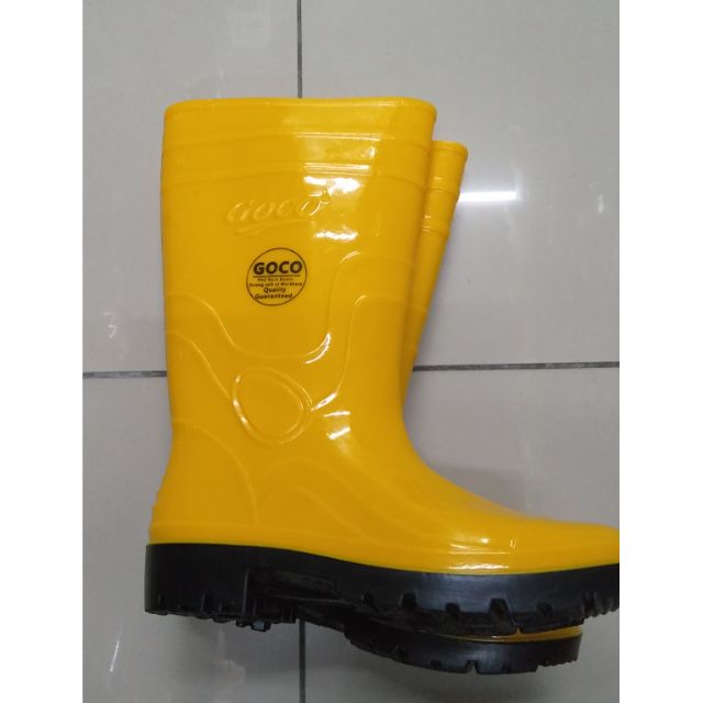 Kasut Getah Pvc Kuning Boot Shoes Shopee Malaysia