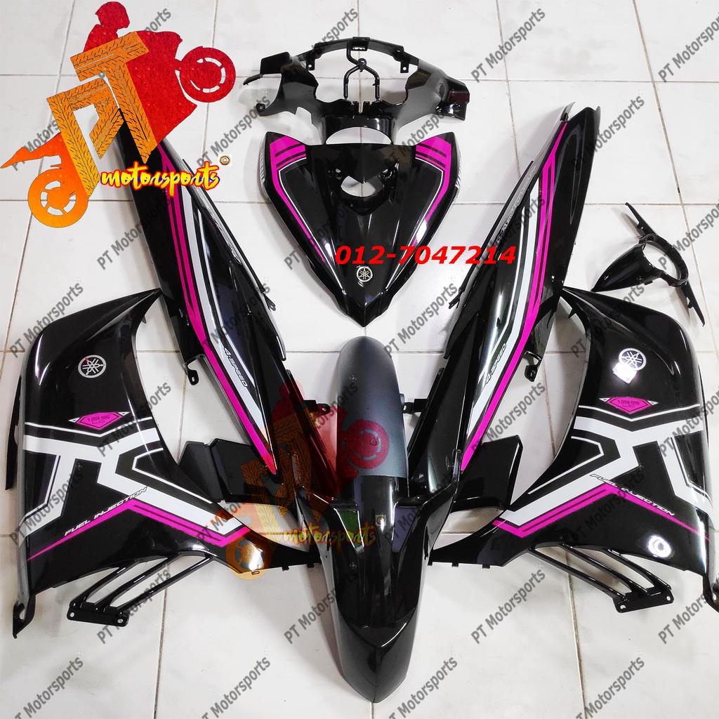 Yamaha Lc 135 Cover Set Black Kilat EXCITER 2022 Pink Robot V2 V3 V4 V5 ...