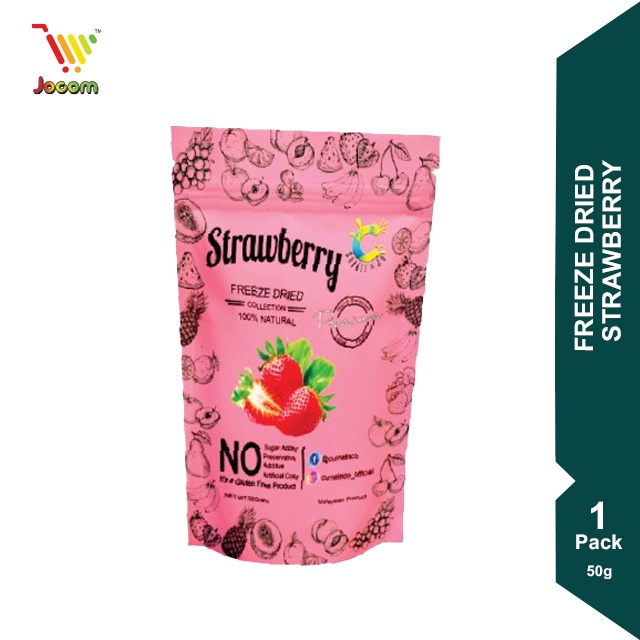 Curnel &amp; Co. Fresh &amp; Crunchy Freeze Dried  Strawberry 50g [KL &amp; Selangor Delivery Only]