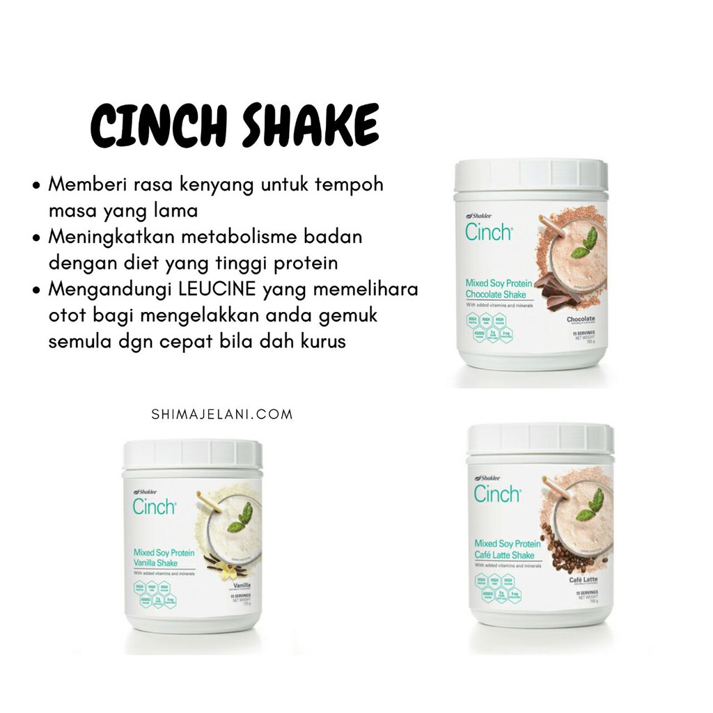 Cinch Shaklee Chocolate Scoop Ready Stock Exp 2022 Fast Shipping Shopee Malaysia