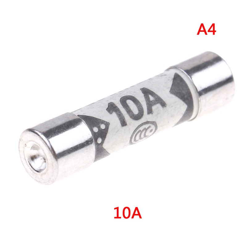 Ceramic fuse for multimeter 6mm×25mm BS1362 1A 3A 5A 10A 13A Amp 250V Pip YN
