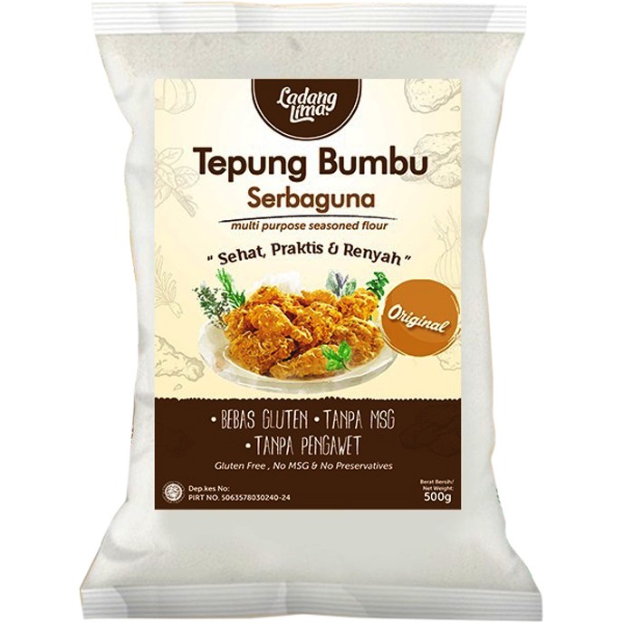 Ladang Lima Gluten Free Seasoned Flour 500 grams
