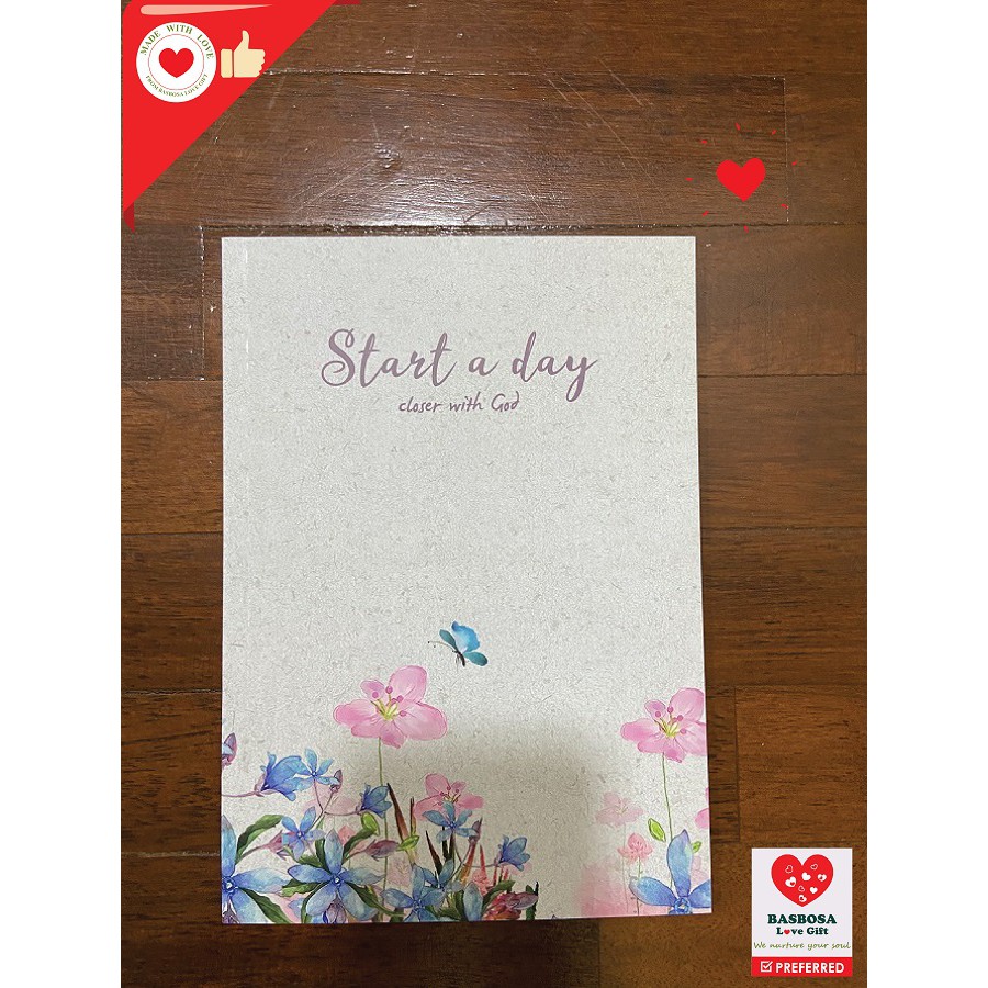 Daily Prayer Journal Booklet - Start a day closer with God