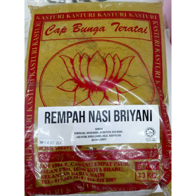 Rempah Nasi Briyani