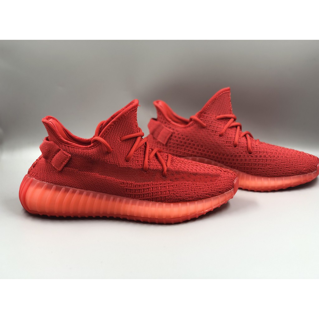 yeezy 350 all red