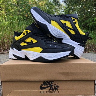 nike m2k tekno black yellow