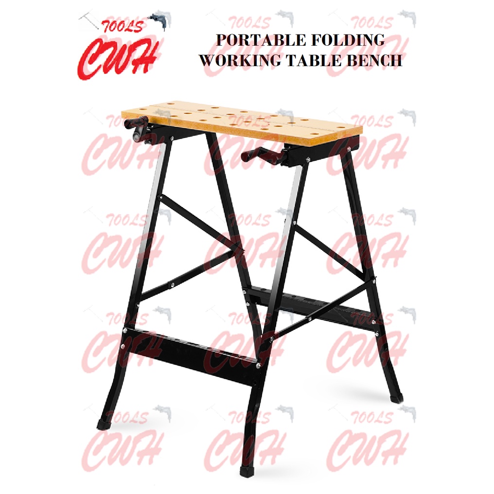PRC PORTABLE WORK BENCH DIY WORKING TABLE MEJA CLAMPING CLAMP